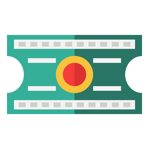Ticket carnival entertainment film icon Ticket carnival entertainment film icon