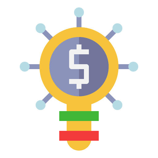Business idea business and finance innovation idea icon Business idea business and finance innovation idea icon