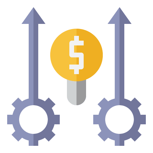 Innovative ideas goal operational system icon Innovative ideas goal operational system icon
