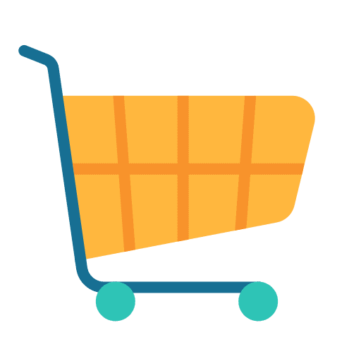 Cart commerce and shopping shopping cart icon