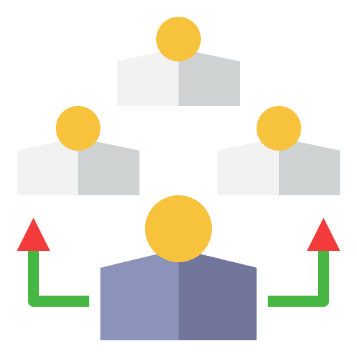 Team management organization members collaborative icon Team management organization members collaborative icon