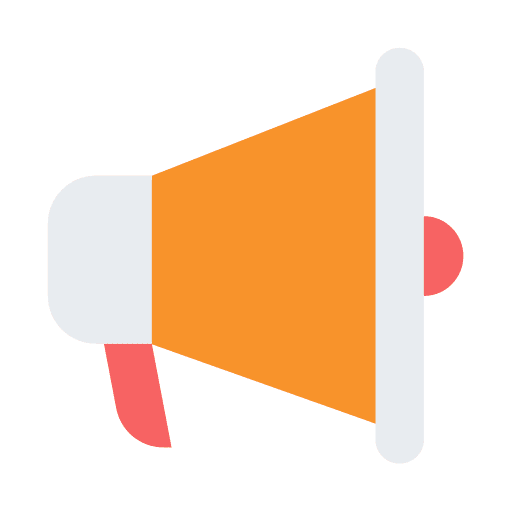 Advertisement megaphone marketing announcement icon Advertisement megaphone marketing announcement icon