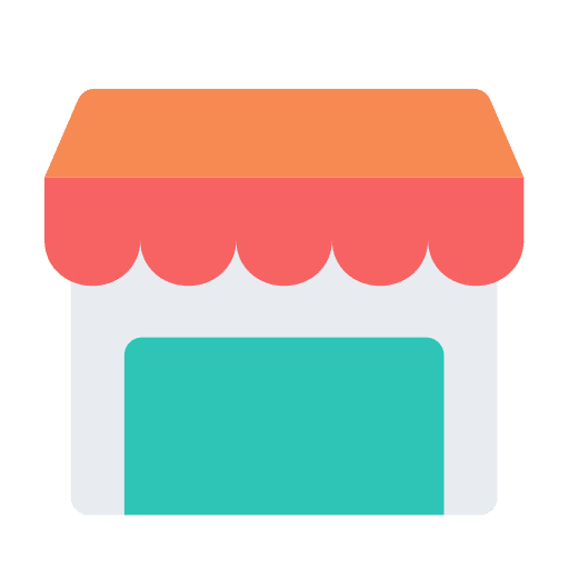 Ecommerce market store ecommerce icon