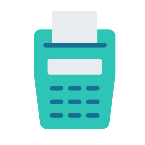 Cashier machine bill commerce and shopping cashier icon Cashier machine bill commerce and shopping cashier icon
