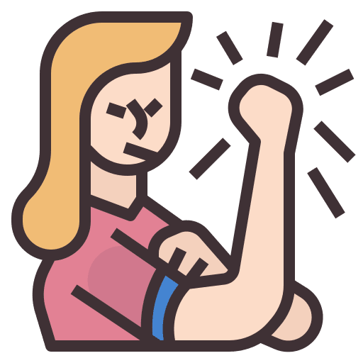 Feminist woman user lady icon Feminist woman user lady icon