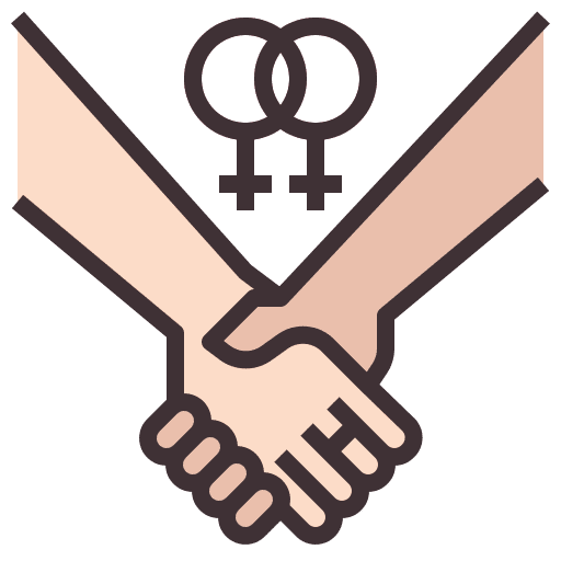 Same sex marriage love and romance woman homosexual icon Same sex marriage love and romance woman homosexual icon