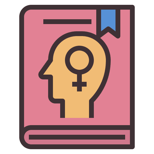 Sex education gender symbol woman education icon Sex education gender symbol woman education icon