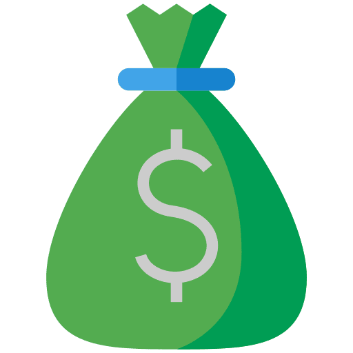 Money bag money bag business and finance investment icon Money bag money bag business and finance investment icon