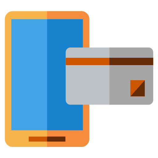 Online payment debit card electronics business and finance icon Online payment debit card electronics business and finance icon