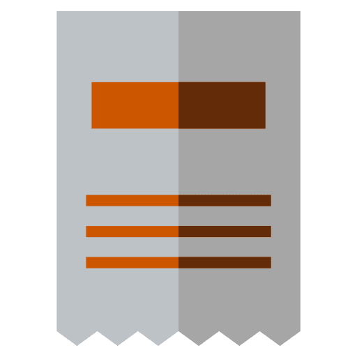 Receipt invoice payment ticket icon Receipt invoice payment ticket icon