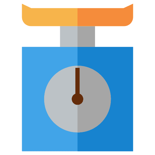 Scale weight control kitchen tool icon Scale weight control kitchen tool icon