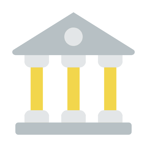 Building architecture and city business money icon