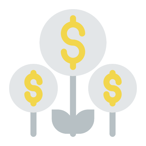 Investment dollar banking investment icon Investment dollar banking investment icon