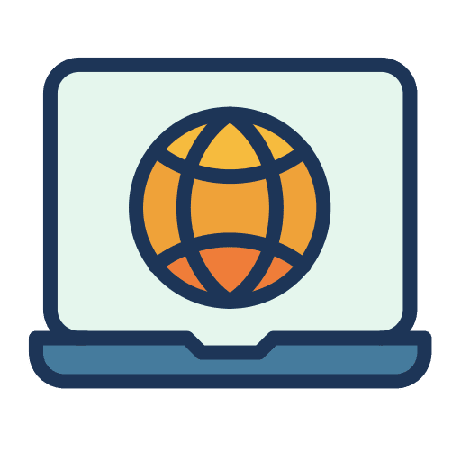Browsing seo and web globe internet icon Browsing seo and web globe internet icon