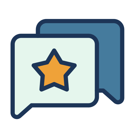 Review communications comment star icon Review communications comment star icon
