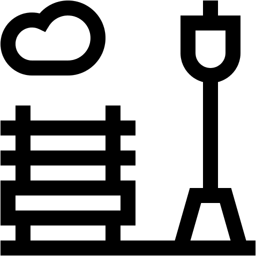 Park weather cloud leisure icon