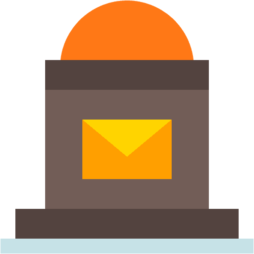 Postbox mailbox mail letterbox icon