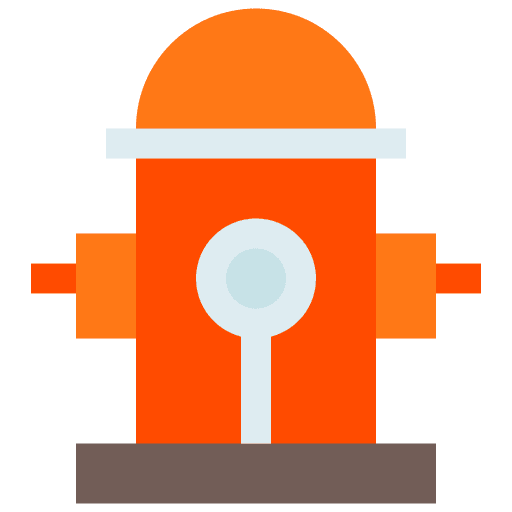 Fire hydrant firefighter architecture and city security icon Fire hydrant firefighter architecture and city security icon