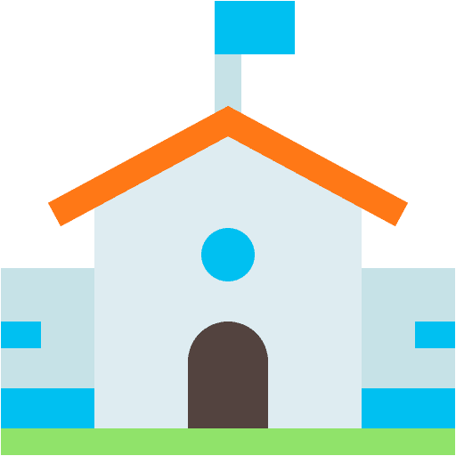 School college school building icon School college school building icon
