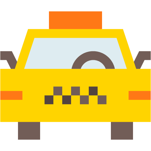 Taxi transportation car cab icon Taxi transportation car cab icon