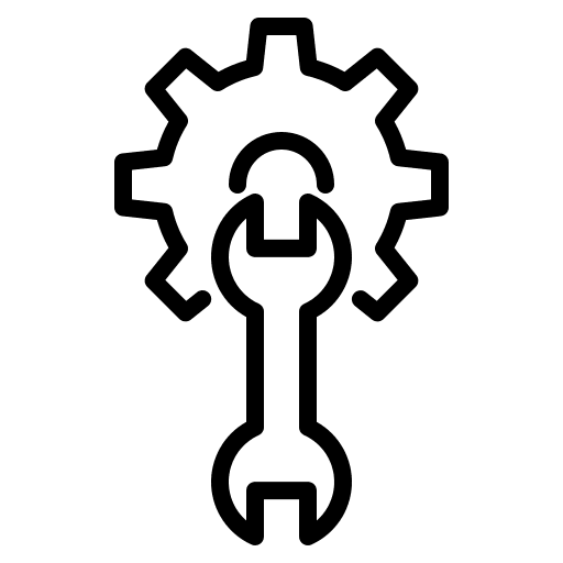 Work process settings mechanism icon