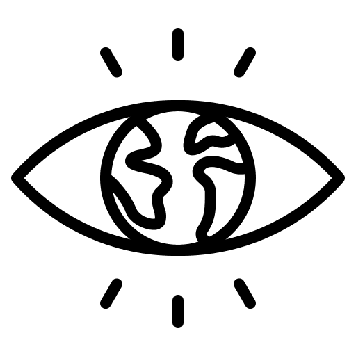 World eye planet big brother icon
