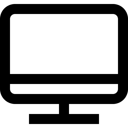 Monitor tu tv monitor ui icon Monitor tu tv monitor ui icon