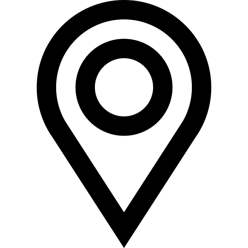 Pin gis map map point icon