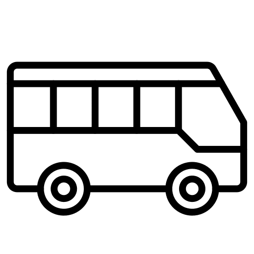 Bus transport bus vehicle icon