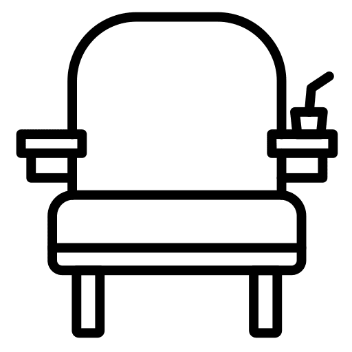 Seat seat entertainment cinema icon