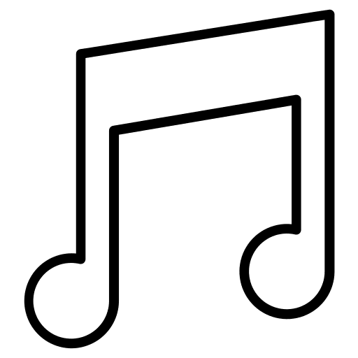 Musical note music and multimedia quaver musical note icon Musical note music and multimedia quaver musical note icon
