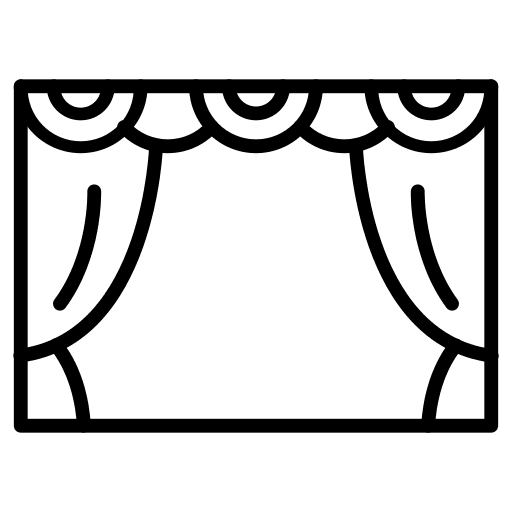 Theater theater entertainment stage icon Theater theater entertainment stage icon