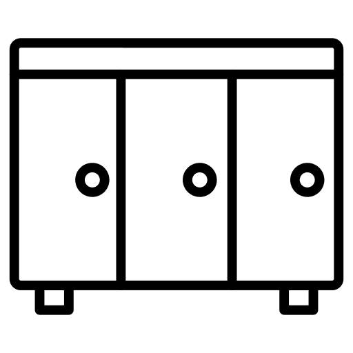 Cabinet furniture furniture and household closet icon