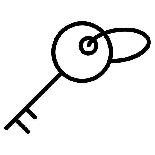 Door key passkey pass access icon Door key passkey pass access icon