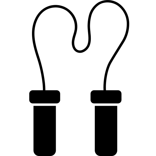 Skipping rope exercise jumping rope sports and competition icon Skipping rope exercise jumping rope sports and competition icon