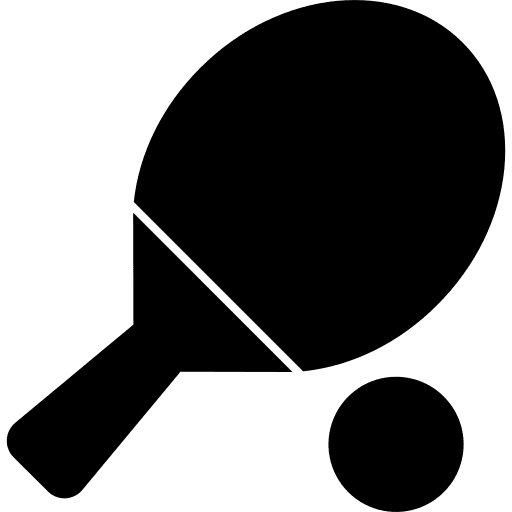 Table tennis ball ping pong sports and competition icon Table tennis ball ping pong sports and competition icon