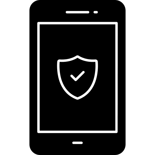 Mobile phone insurance mobile phone smartphone icon Mobile phone insurance mobile phone smartphone icon