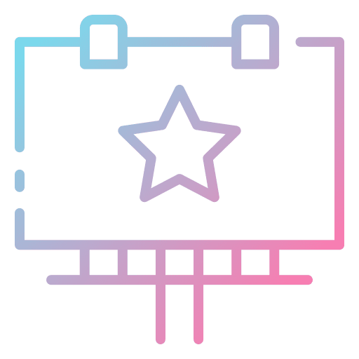 Billboard announcement advertisement house icon Billboard announcement advertisement house icon