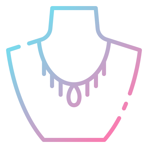 Necklace fashion gem necklaces icon Necklace fashion gem necklaces icon