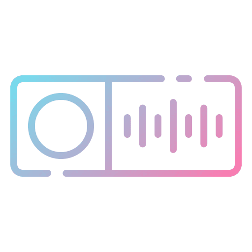 Record device electronics radio icon Record device electronics radio icon