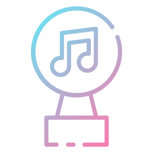 Music award musical note winner champion icon Music award musical note winner champion icon