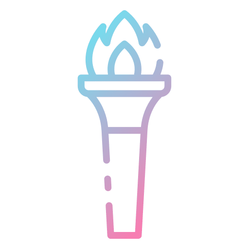Torch cultures sports and competition miscellaneous icon Torch cultures sports and competition miscellaneous icon
