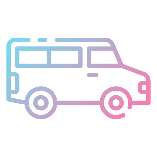 Van transportation camper van travel icon Van transportation camper van travel icon