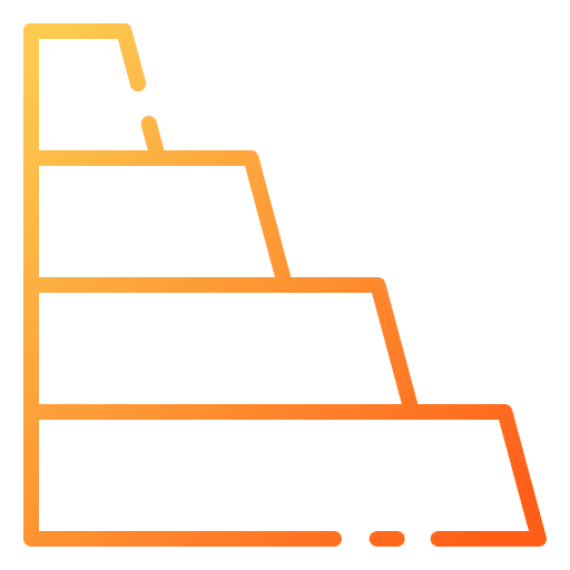 Levels nature miscellaneous geography icon Levels nature miscellaneous geography icon