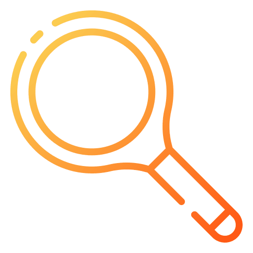 Search magnifier loupe detective icon