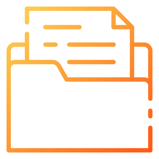 Document office material file document icon Document office material file document icon