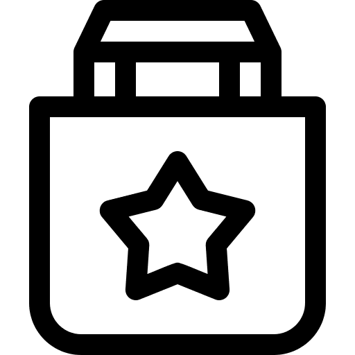 Bag branding store bag icon