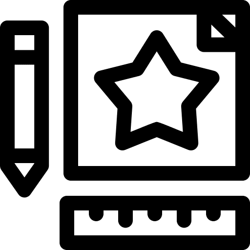 Branding graphic design size edit tools icon Branding graphic design size edit tools icon