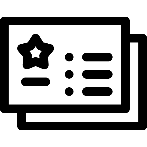 Business card identification branding identity icon Business card identification branding identity icon