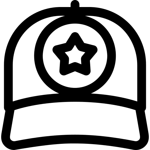 Cap fashion branding accessories icon Cap fashion branding accessories icon